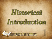 Pastor John S. Torell - sermon on HISTORICAL INTRODUCTION - Resurrection Life of Jesus Church