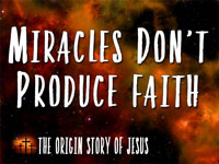 Pastor John S. Torell - sermon on MIRACLES DON'T PRODUCE FAITH - Resurrection Life of Jesus Church