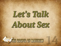 Pastor John S. Torell - sermon on LET'S TALK ABOUT SEX - Resurrection Life of Jesus Church