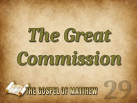 Pastor John S. Torell - sermon on THE GREAT COMMISSION - Resurrection Life of Jesus Church