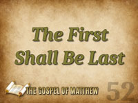 Pastor John S. Torell - sermon on THE FIRST SHALL BE LAST - Resurrection Life of Jesus Church