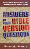 Answers to Your Bible Version Questions - David Daniels - Did God preserve His words? Or does my Bible contain errors? History shows that there are two streams of Bible texts, and they are not the same. Obviously, both of them cannot be correct. f you believe God preserved His words, where can you find them? - Respected linguist David Daniels proves beyond a doubt how we can know the King James Bible is God's preserved words in English. He answers many of the difficult questions the so-called "experts" throw against the King James. Whether you want to defend the King James Bible or learn which Bible you can trust, you will find the answers here. eaec book