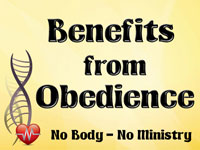 Pastor John S. Torell - sermon on BENEFITS FROM OBEDIENCE - Resurrection Life of Jesus Church